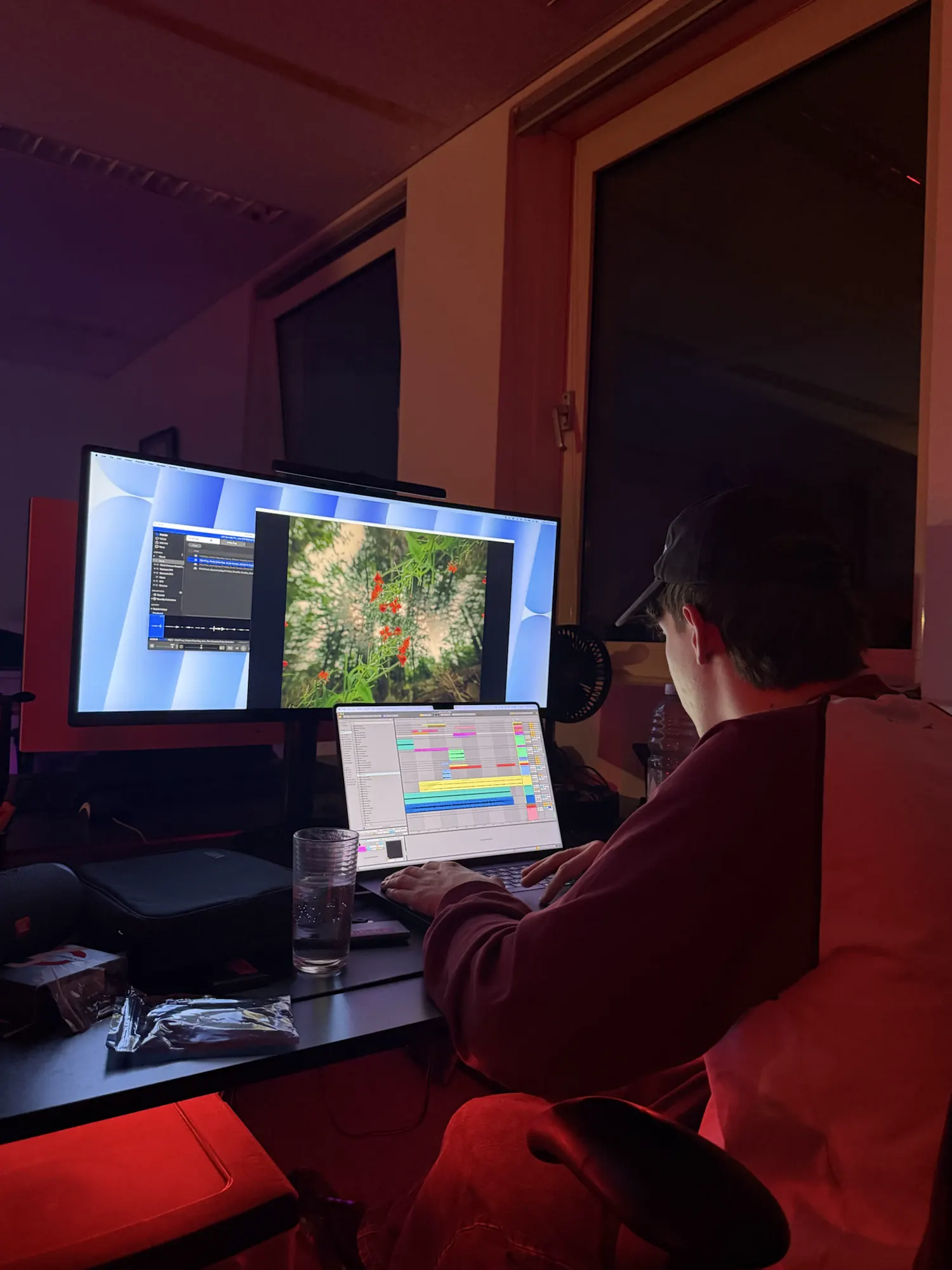 Working on the proposal behind the scenes