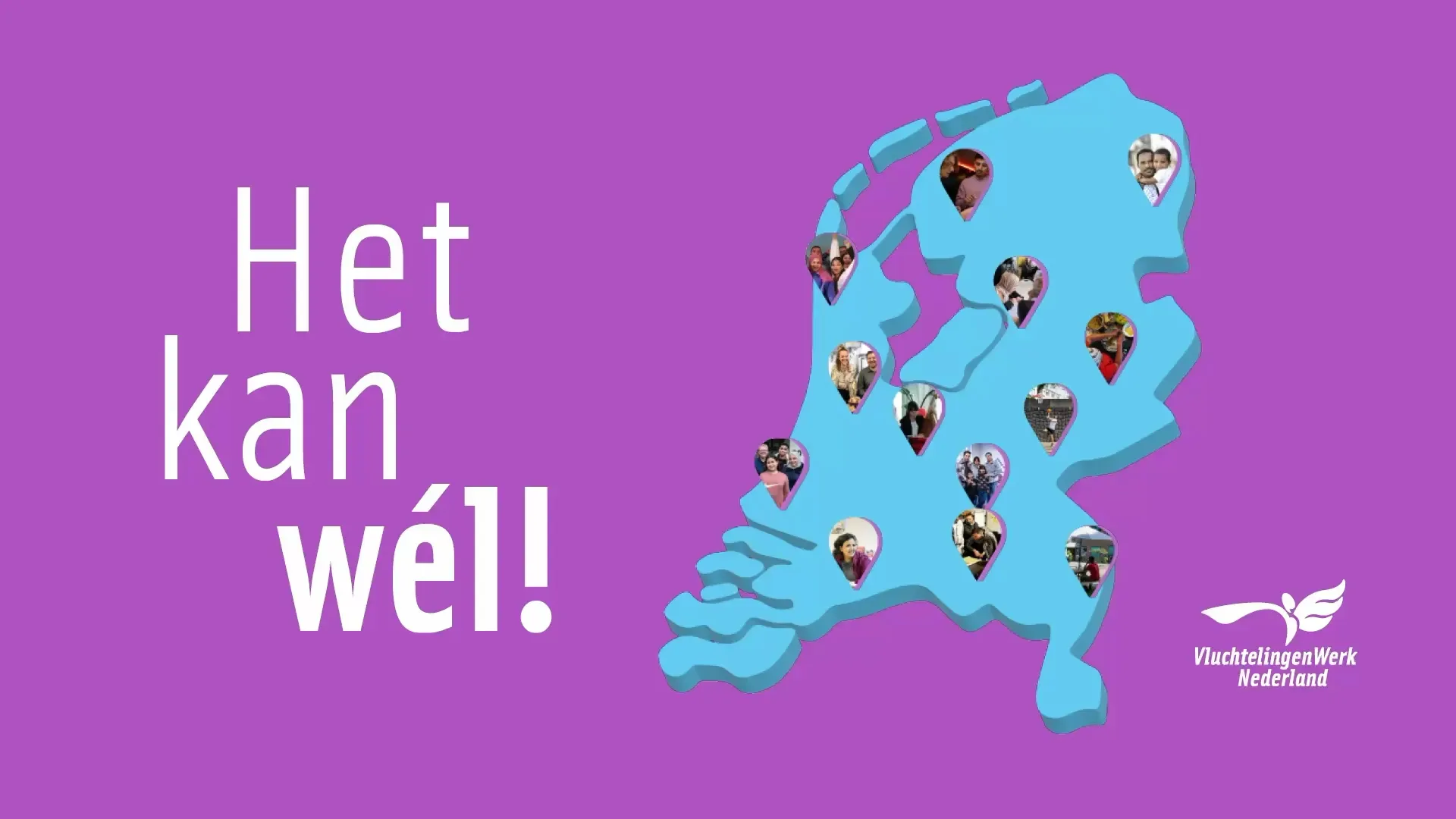 Still uit een korte film voor VluchtelingenWerk